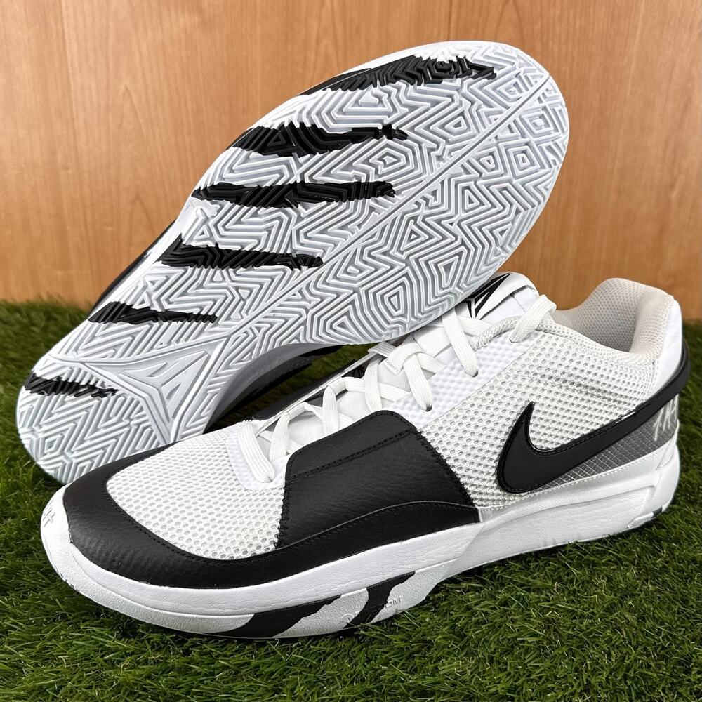 Nike Ja 1 Scratch 2.0 Basketball Shoes FQ4796-101 White Black Men’s Size 14